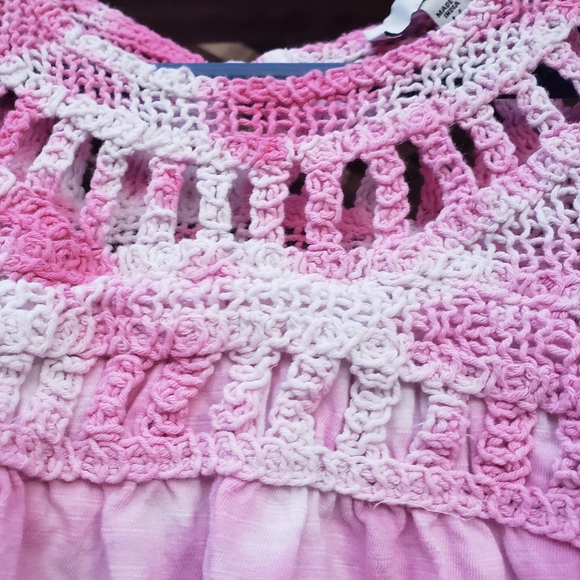 Sonoma pink tye dyed tank top women's size medium - Picture 2 of 7